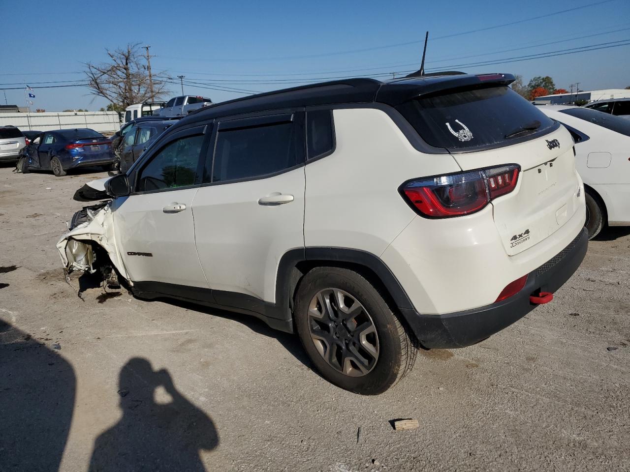 2018 Jeep Compass Trailhawk VIN: 3C4NJDDB3JT129909 Lot: 76625224