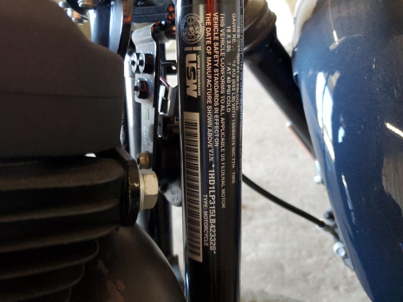 2020 Harley-Davidson Xl1200 Ns VIN: 1HD1LP315LB423320 Lot: 74353484