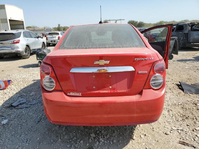  CHEVROLET SONIC 2016 Czerwony