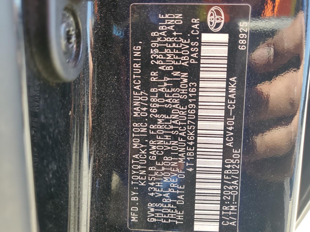 2007 Toyota Camry - Image 12