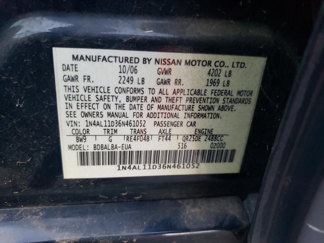 2006 Nissan Altima - Image 15