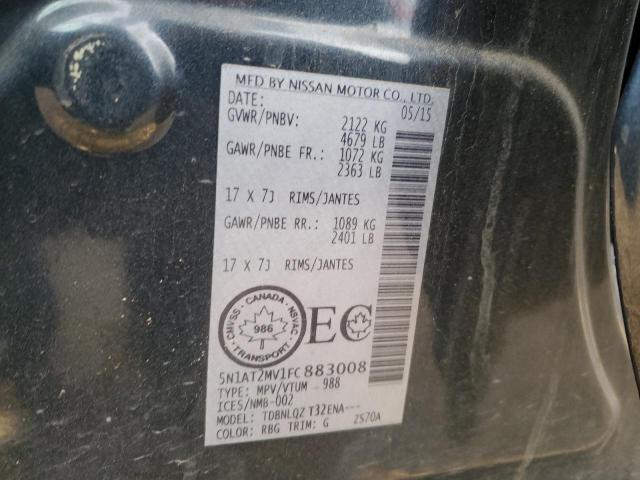 2015 NISSAN ROGUE S