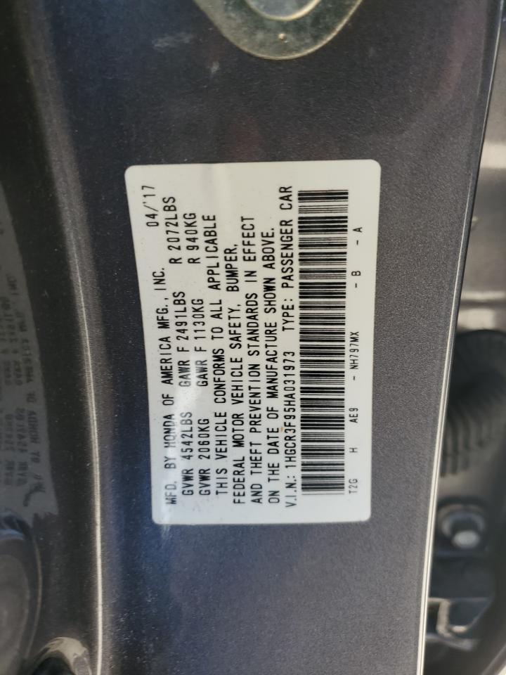 1HGCR3F95HA031973 2017 Honda Accord Touring