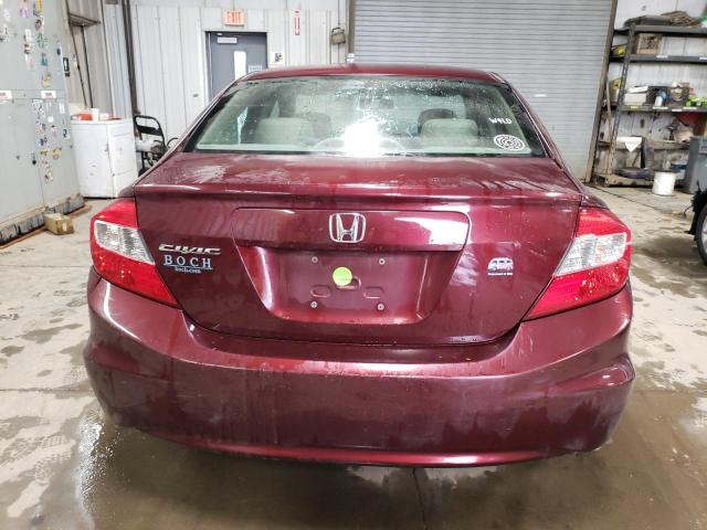  HONDA CIVIC 2012 Maroon