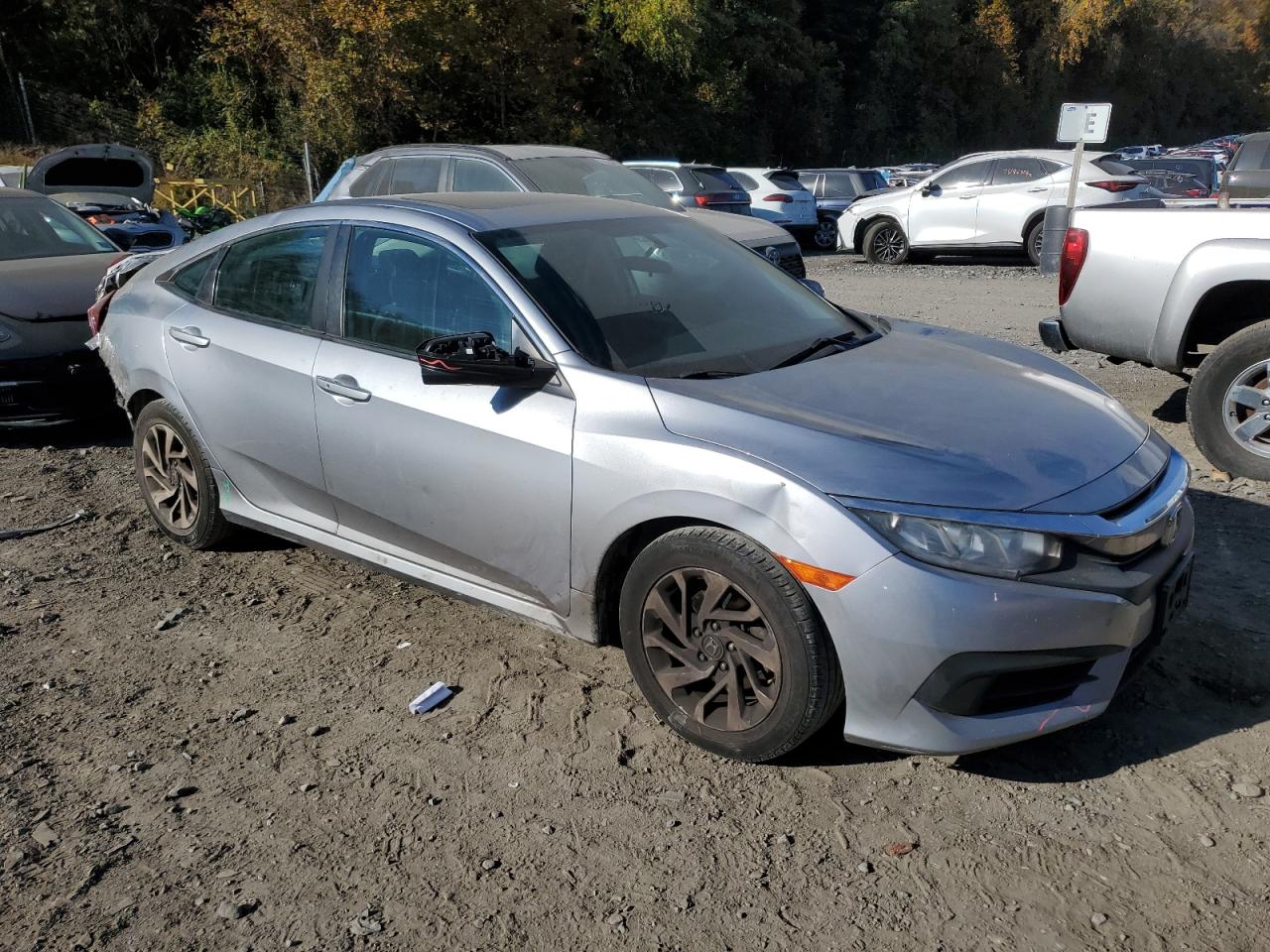 2018 Honda Civic Ex VIN: 2HGFC2F74JH547384 Lot: 75889824