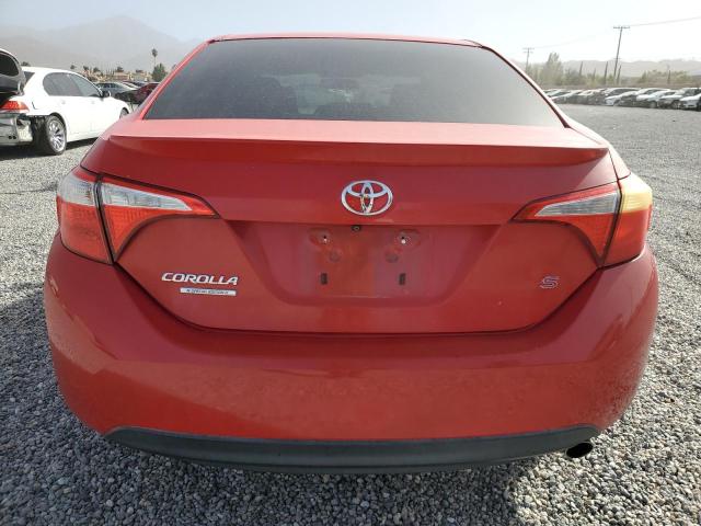  TOYOTA COROLLA 2016 Червоний