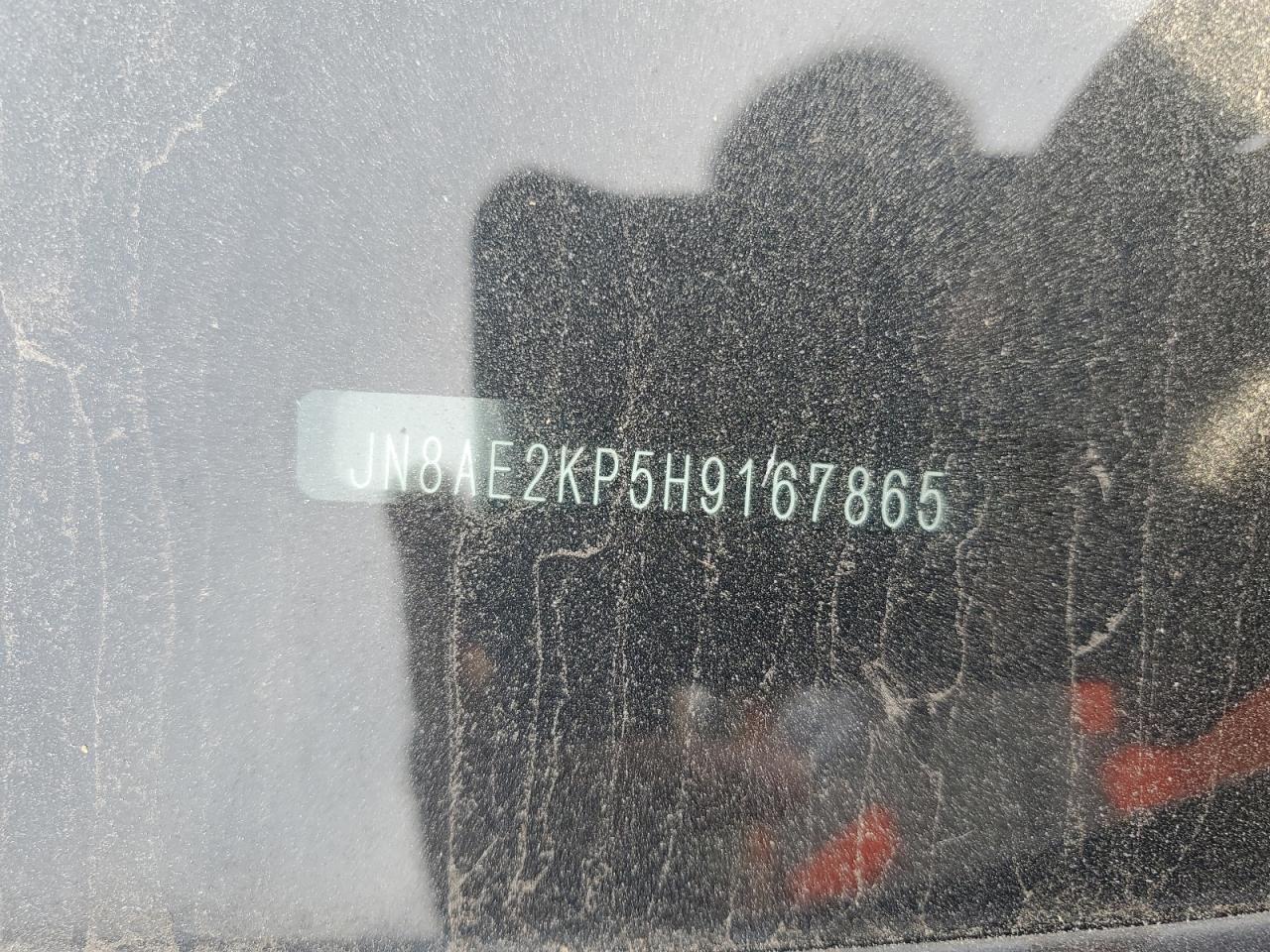 2017 Nissan Quest S VIN: JN8AE2KP5H9167865 Lot: 76050404