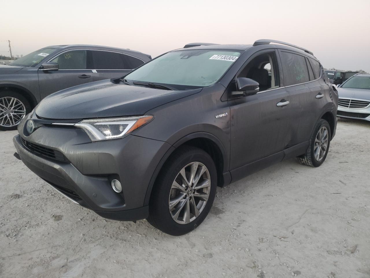 2018 Toyota Rav4 Hv Limited VIN: JTMDJREV4JD230139 Lot: 77130304