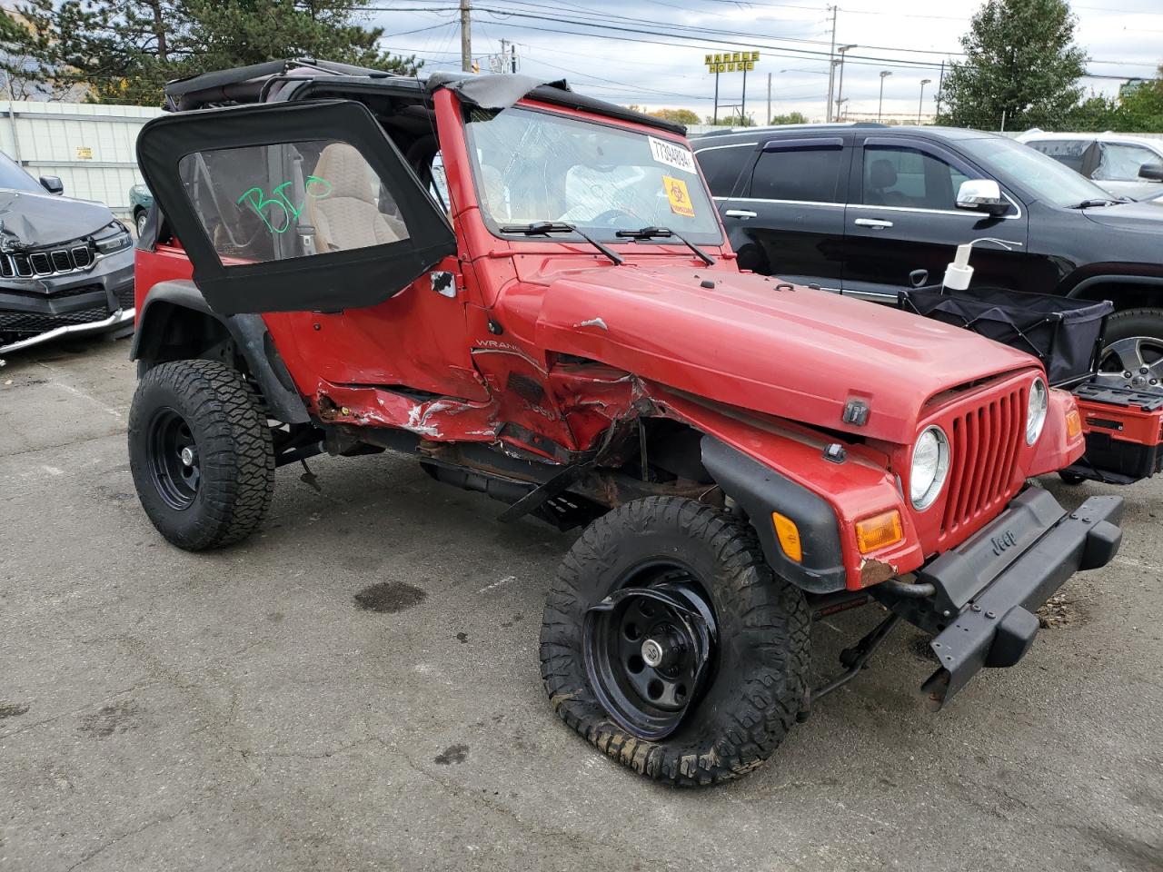 2000 Jeep Wrangler / Tj Se VIN: 1J4FA29P0YP723296 Lot: 77394894