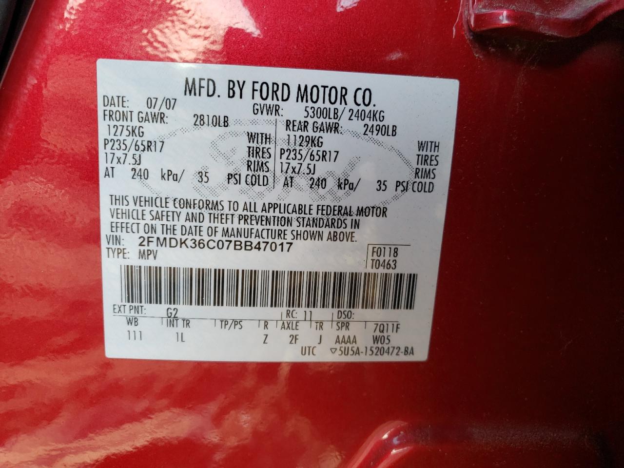 2007 Ford Edge - Image 13