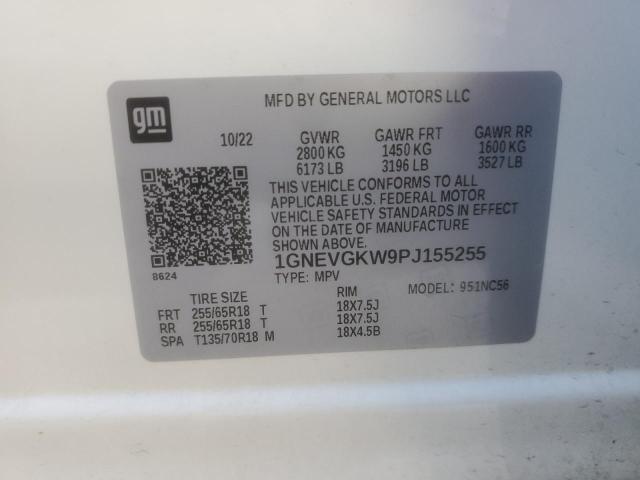 1GNEVGKW9PJ155255 Chevrolet Traverse L 13