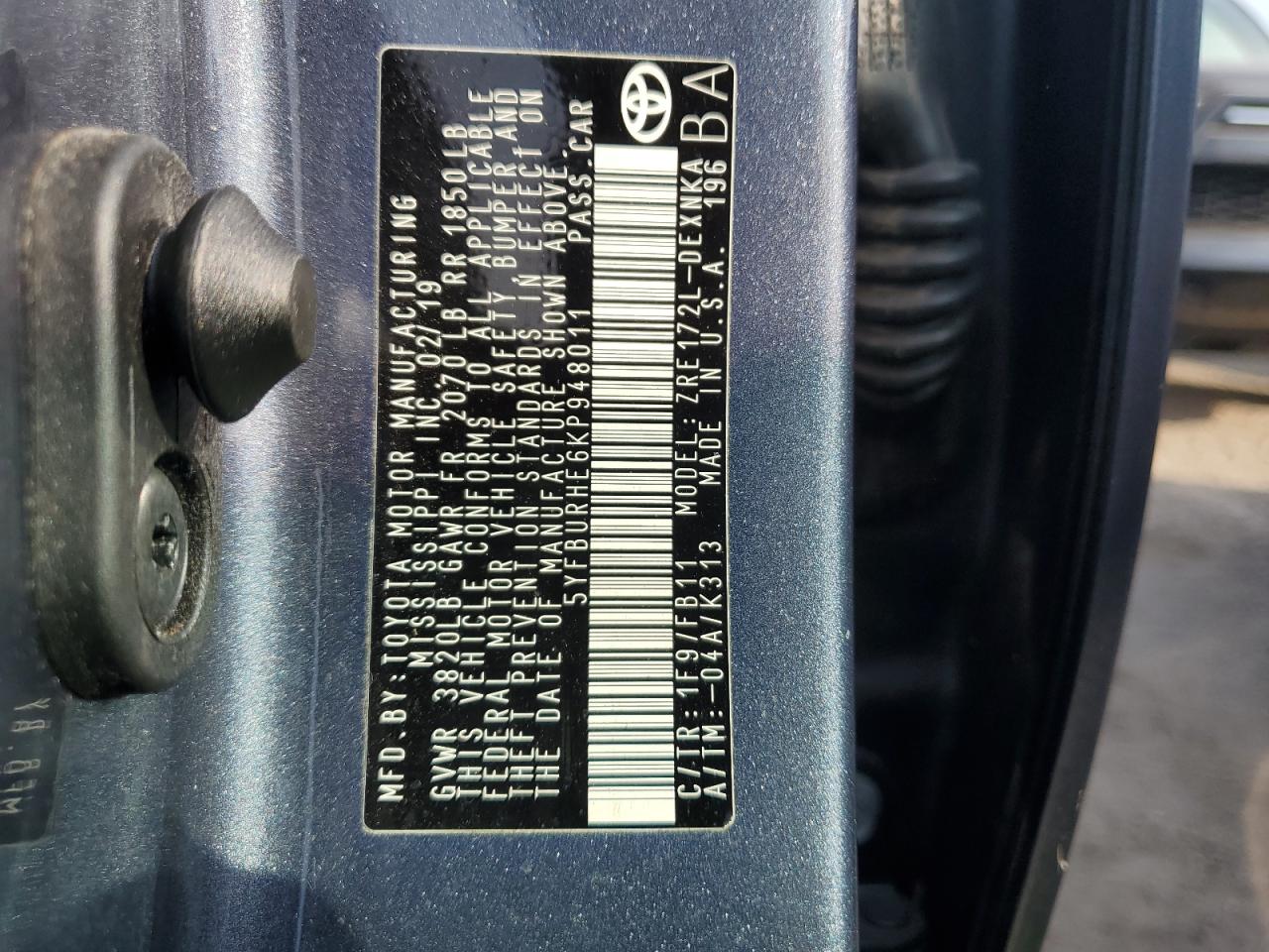 2019 Toyota Corolla - Image 12