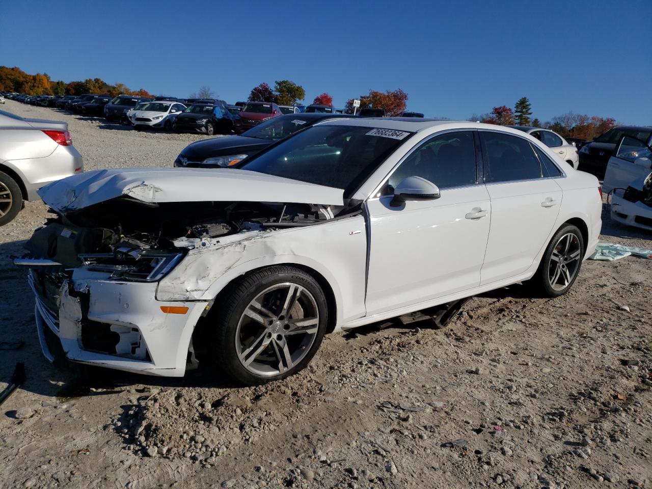 2017 Audi A4 Premium Plus VIN: WAUPNAF48HN058434 Lot: 76682364