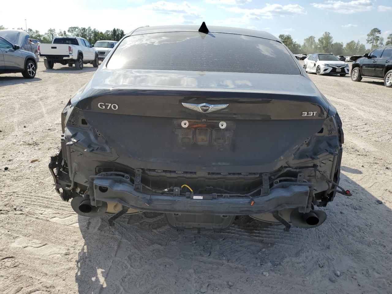 2019 Genesis G70 Prestige VIN: KMTG34LE8KU019512 Lot: 71847504