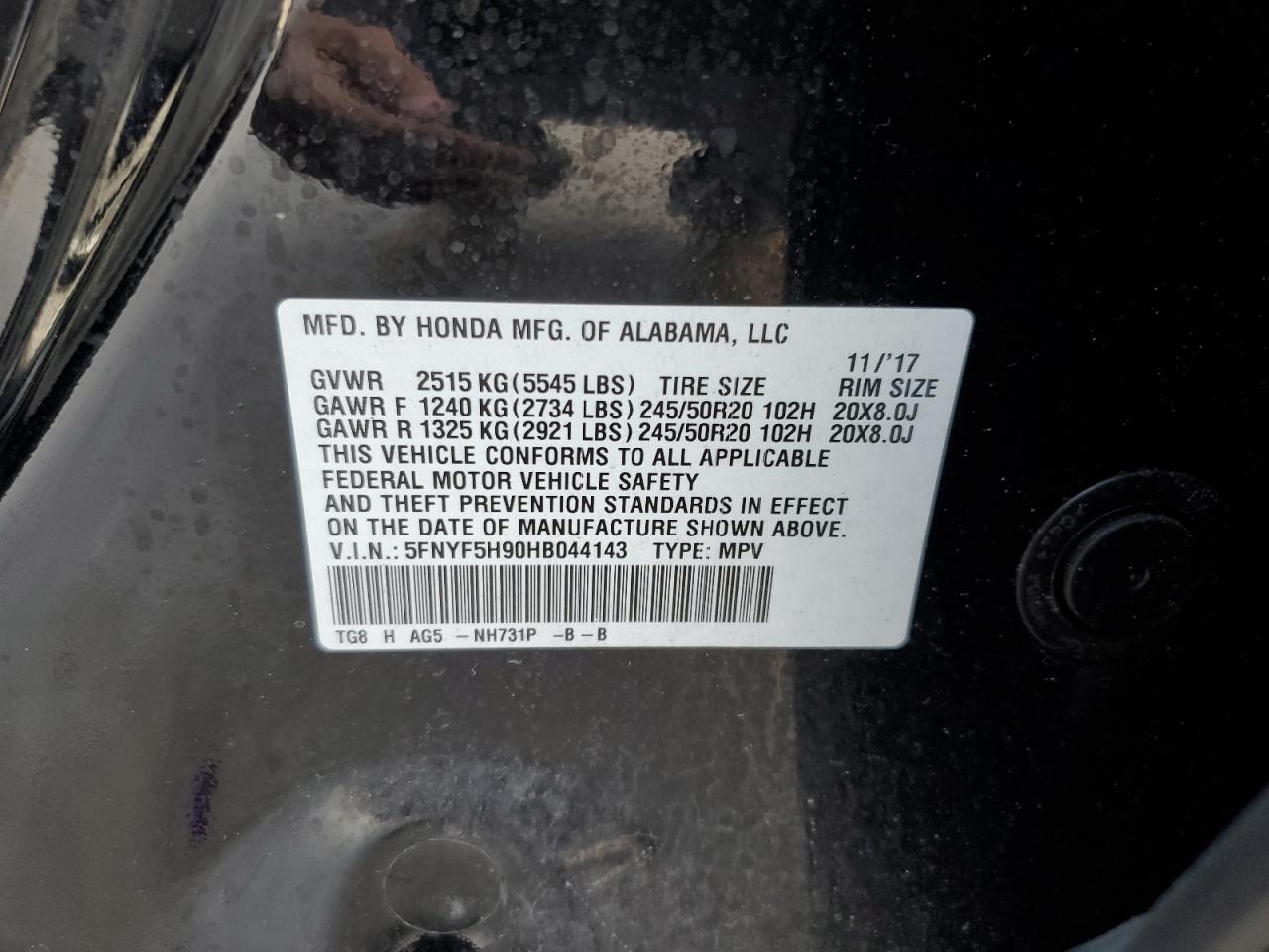 2017 Honda Pilot - Image 13