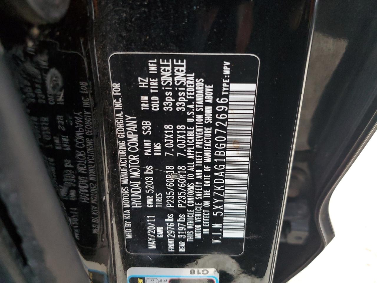 2011 Hyundai Santa Fe - Image 13