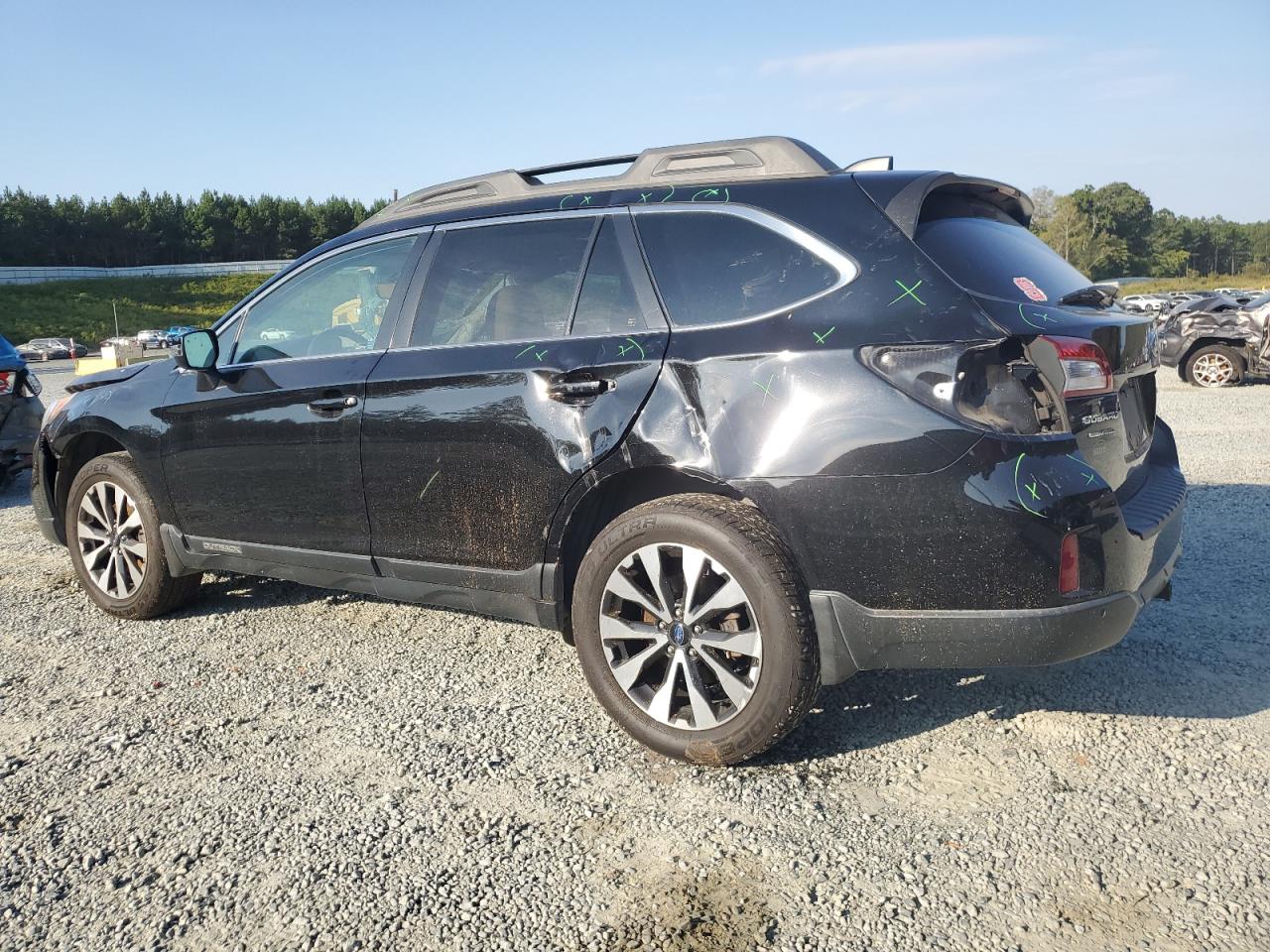 2017 Subaru Outback 2.5I Limited VIN: 4S4BSANC6H3342747 Lot: 74242554