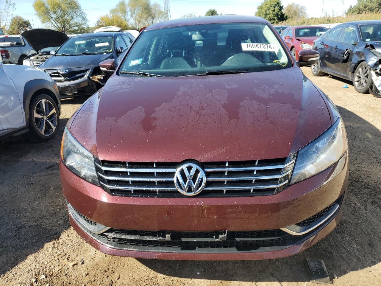 2014 Volkswagen Passat Se VIN: 1VWBN7A37EC094828 Lot: 76047874