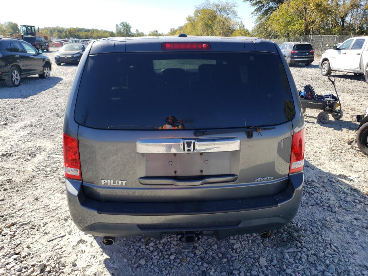 2012 Honda Pilot Exl VIN: 5FNYF4H57CB028361 Lot: 74274374