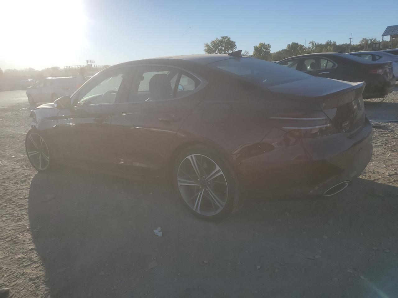 2024 Genesis G70 Base brown null gas KMTG34SC0RU138553 photo #3