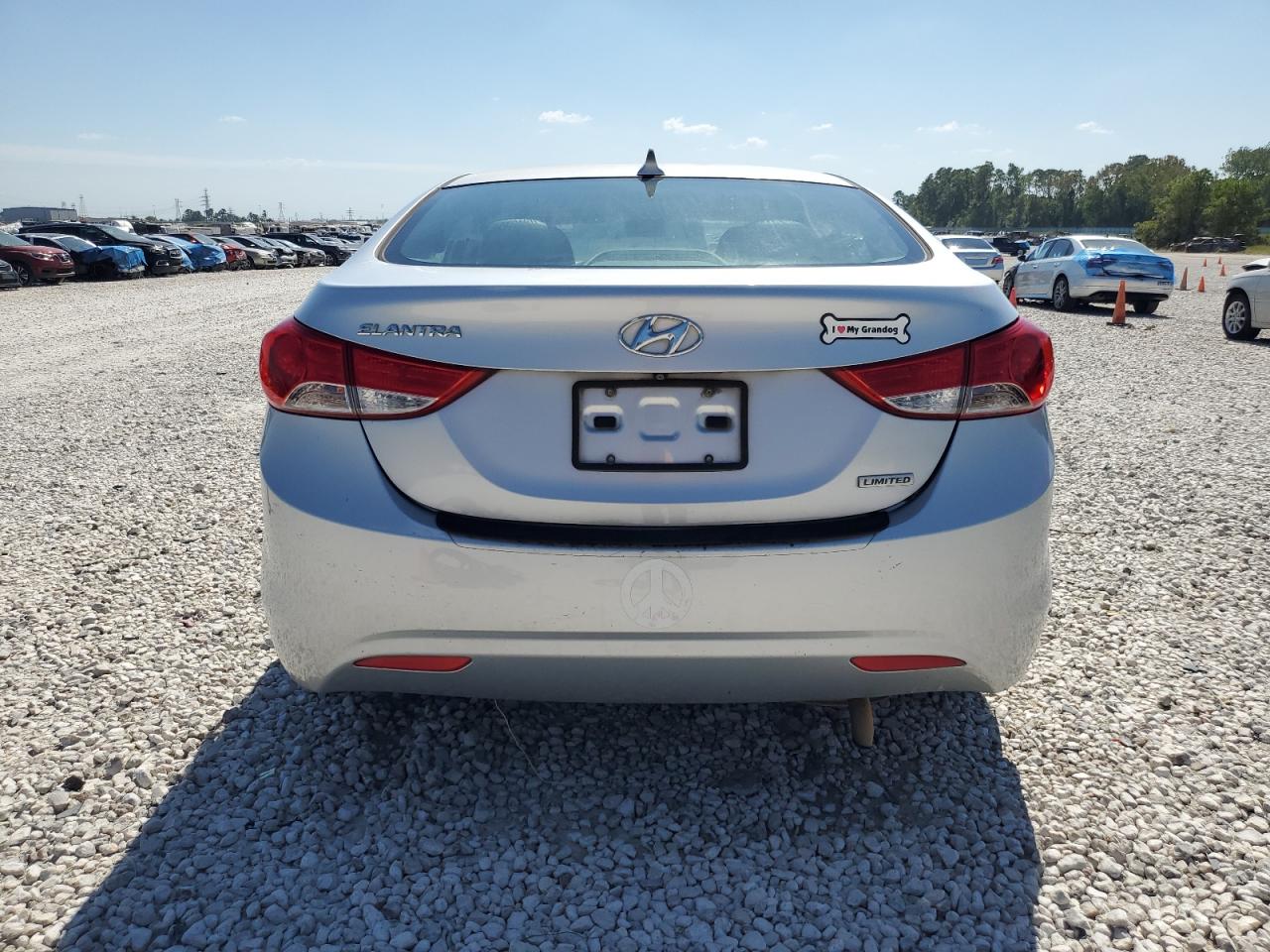 2013 Hyundai Elantra Gls VIN: 5NPDH4AE9DH291800 Lot: 74375824