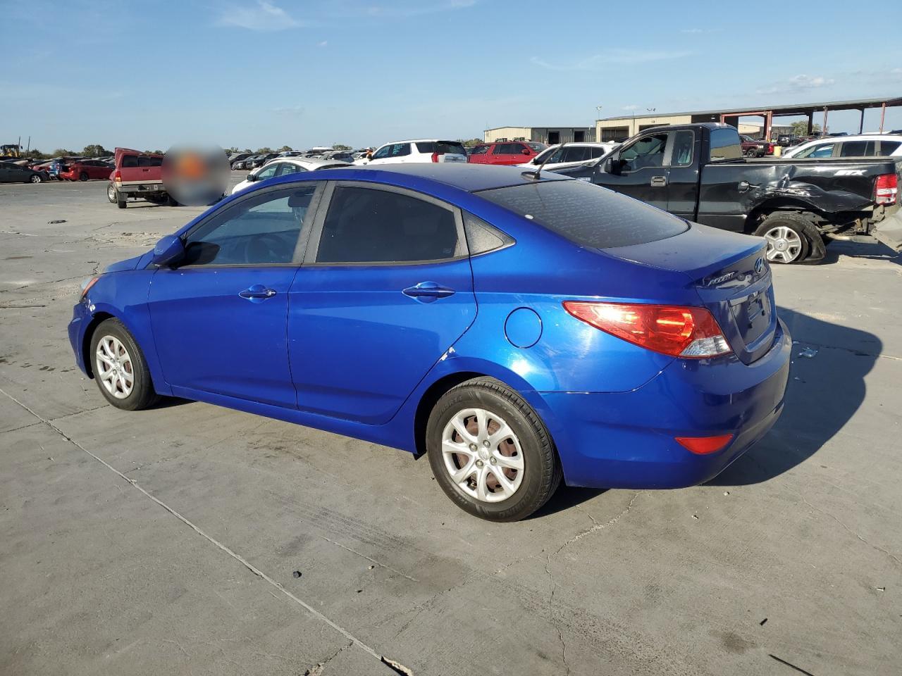 VIN KMHCT4AE3DU522766 2013 HYUNDAI ACCENT no.2