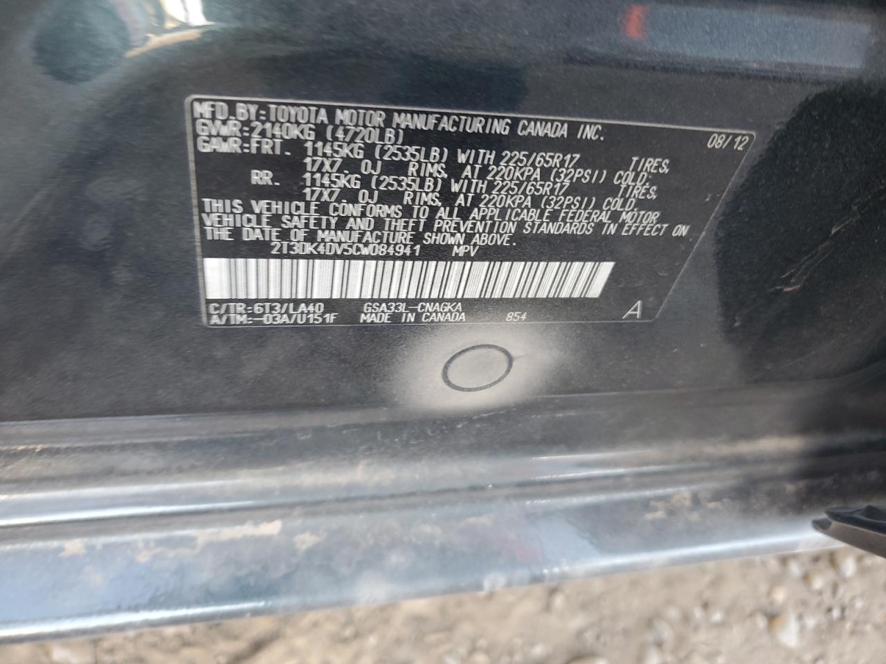 2012 Toyota RAV 4 - Image 13