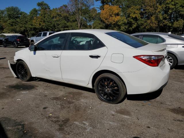 Sedans TOYOTA COROLLA 2016 White