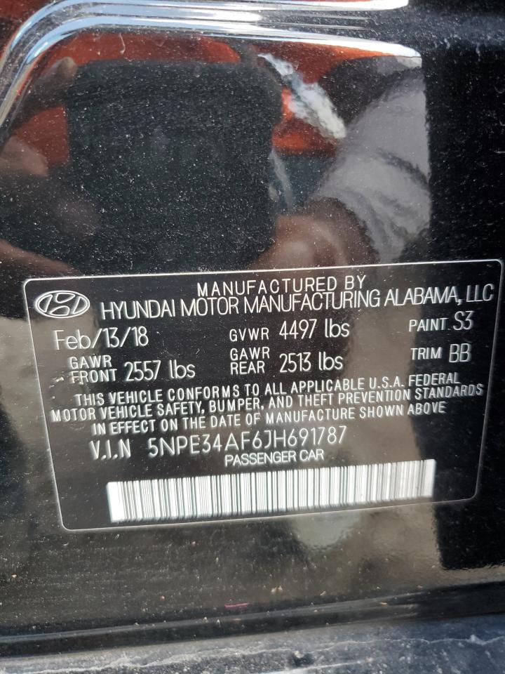 5NPE34AF6JH691787 2018 Hyundai Sonata Sport