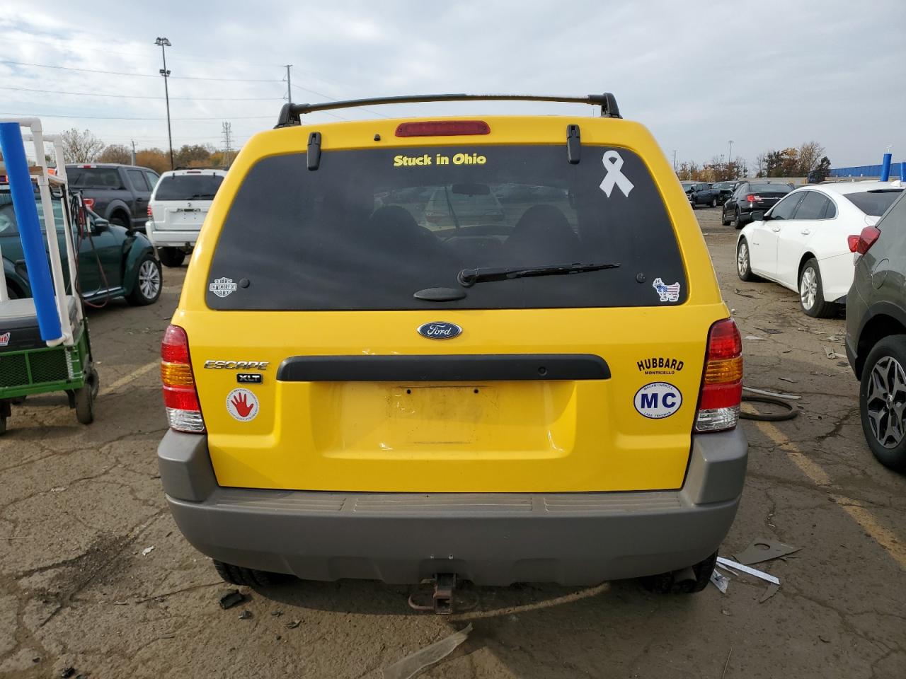 2001 Ford Escape Xlt VIN: 1FMYU04161KF63419 Lot: 76991384