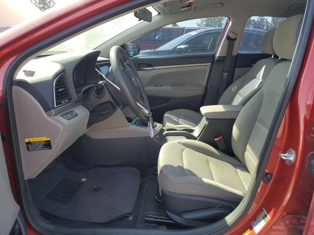  HYUNDAI ELANTRA 2018 Czerwony