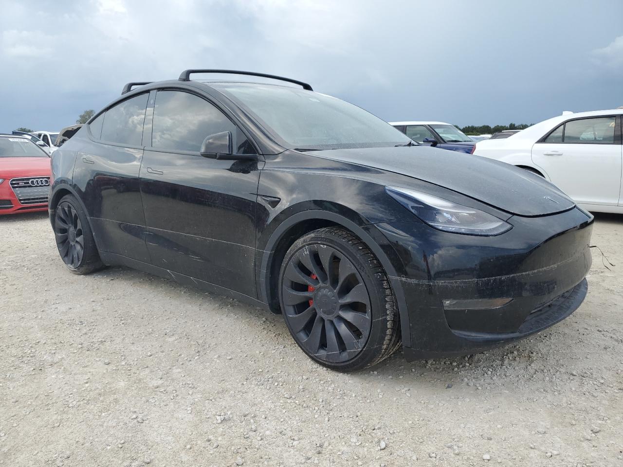 2022 Tesla Model Y VIN: 7SAYGDEFXNF375487 Lot: 74172434