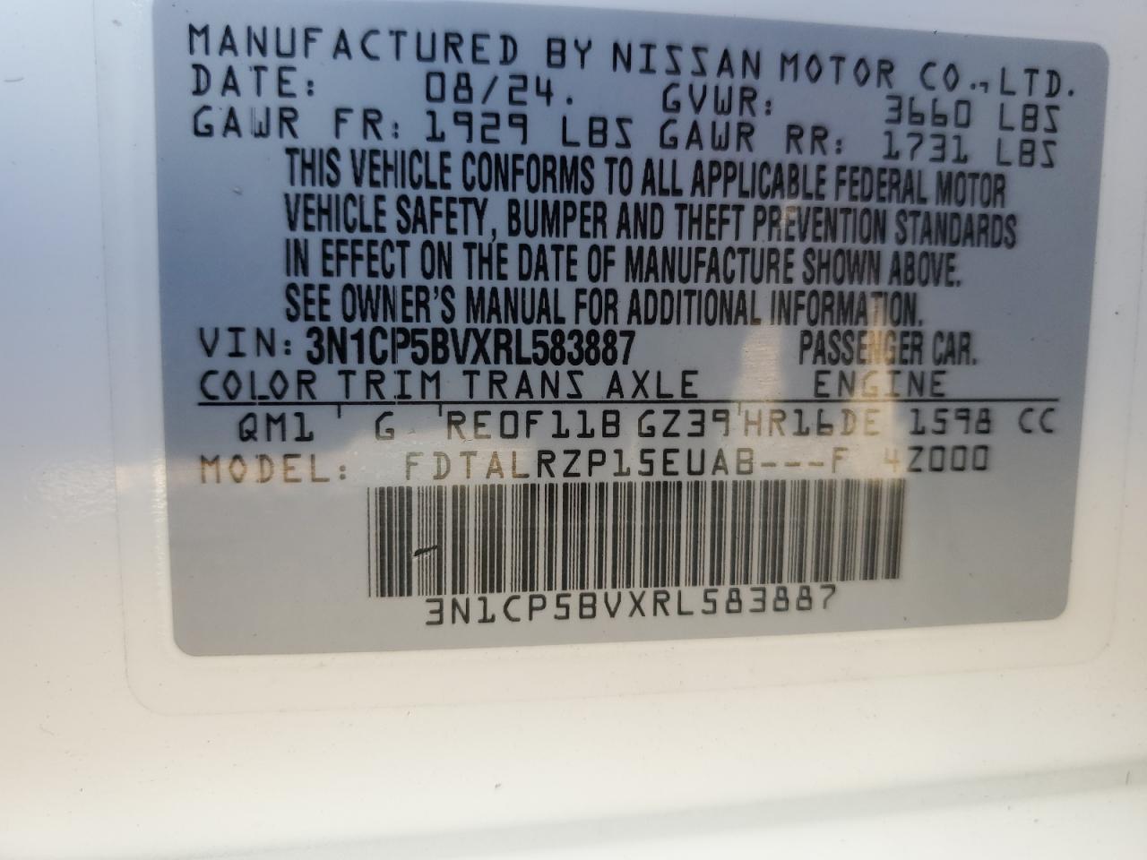 2024 Nissan Kicks - Image 14
