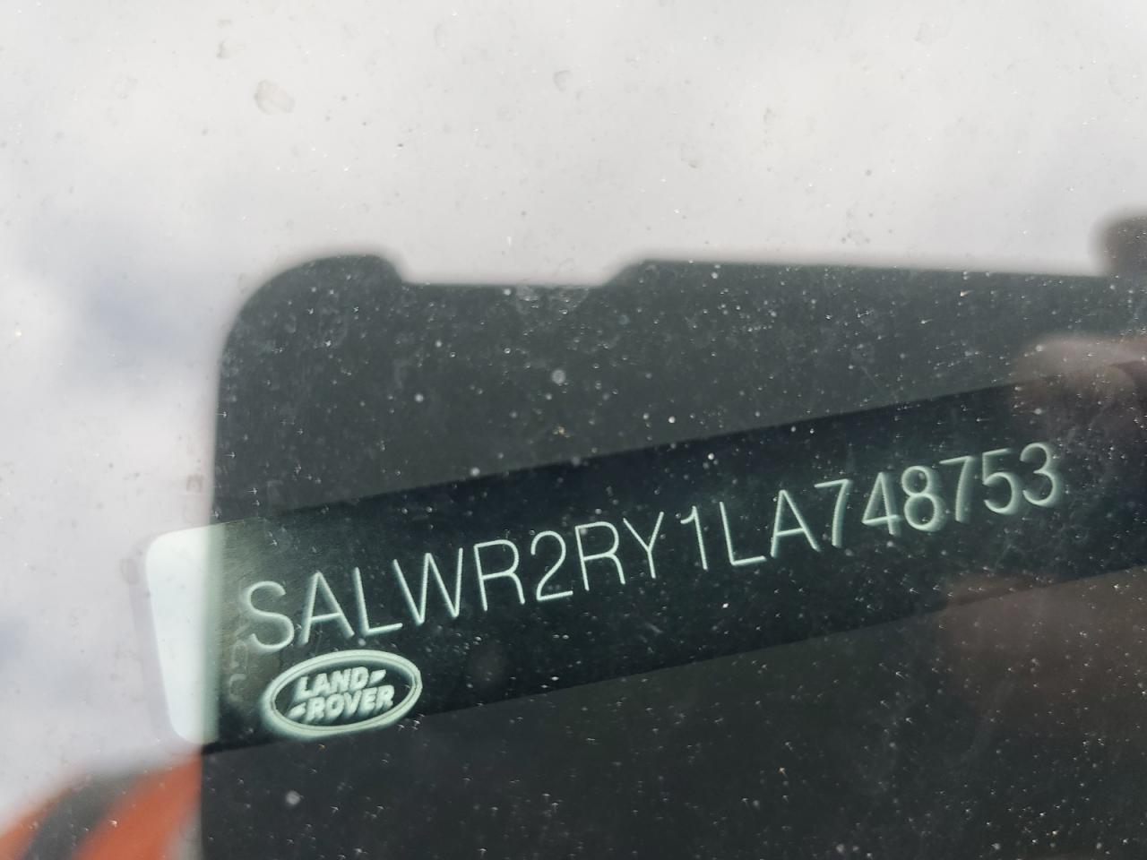 2020 Land Rover Range Rover Sport Hse VIN: SALWR2RY1LA748753 Lot: 74770584