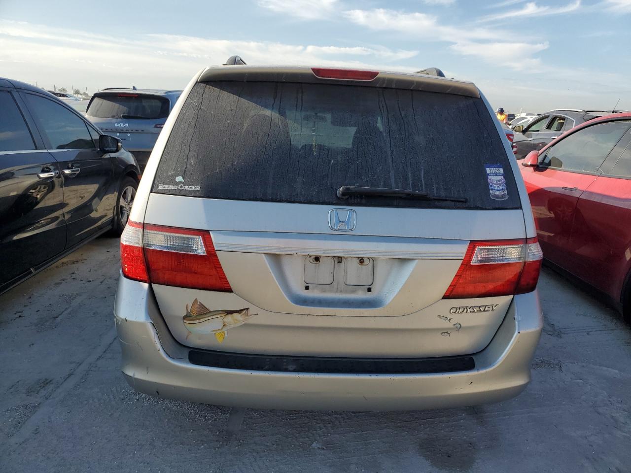 2005 Honda Odyssey Exl VIN: 5FNRL38705B090227 Lot: 75917134