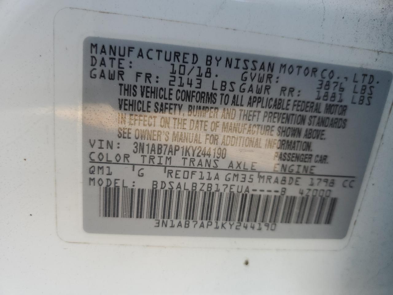 2019 Nissan Sentra - Image 27