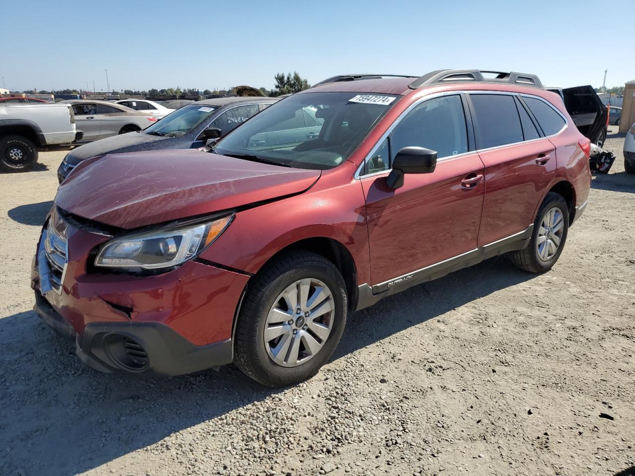 2017 Subaru Outback 2.5I VIN: 4S4BSAAC6H3407800 Lot: 75947274