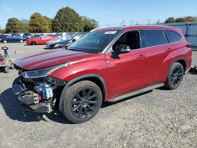  TOYOTA HIGHLANDER 2021 Красный