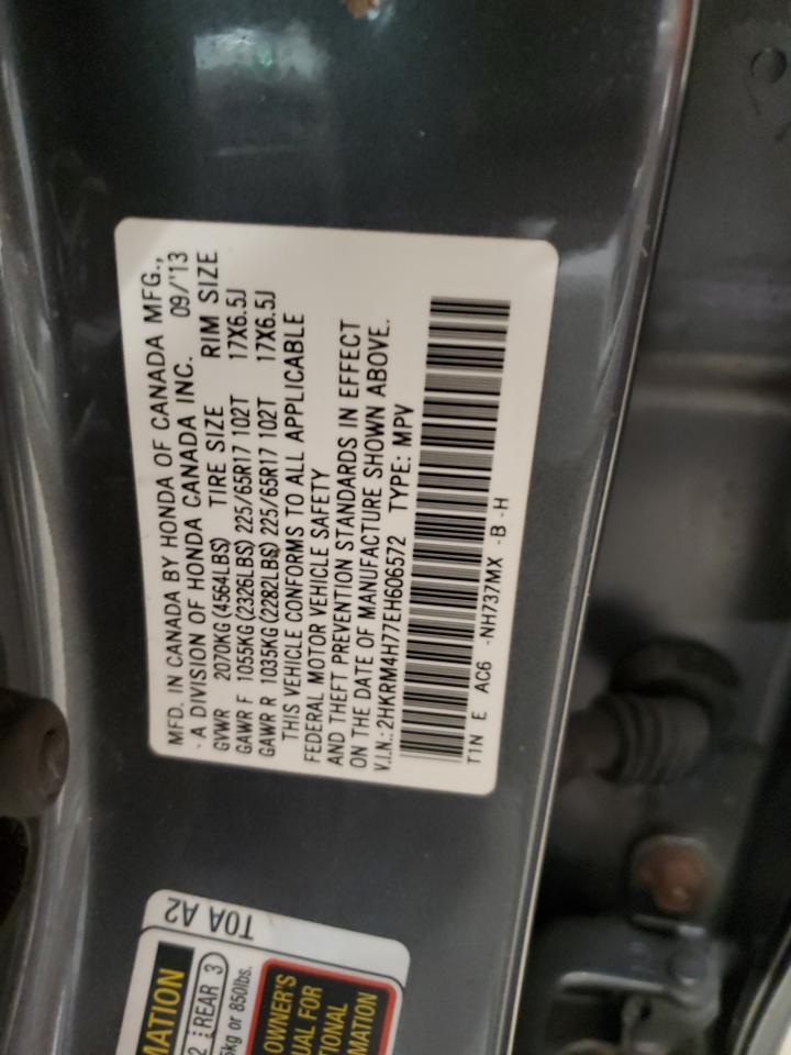 2HKRM4H77EH606572 2014 Honda Cr-V Exl