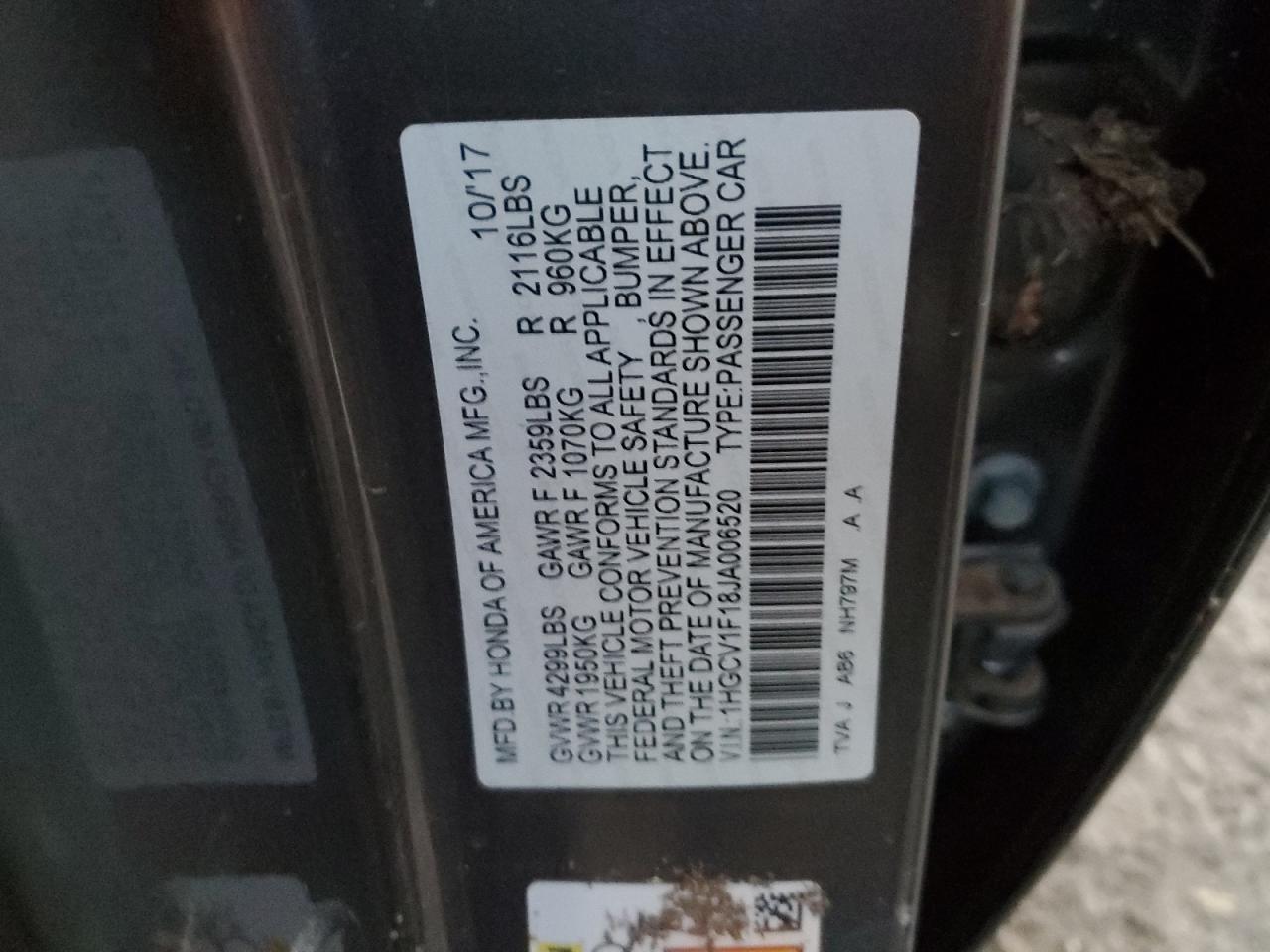 2018 Honda Accord - Image 13