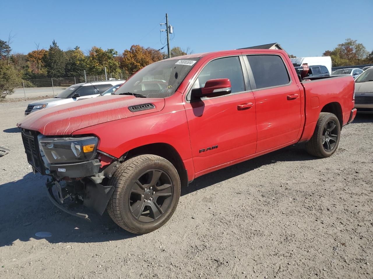 2020 Ram 1500 Big Horn/Lone Star VIN: 1C6SRFFTXLN204595 Lot: 75806504