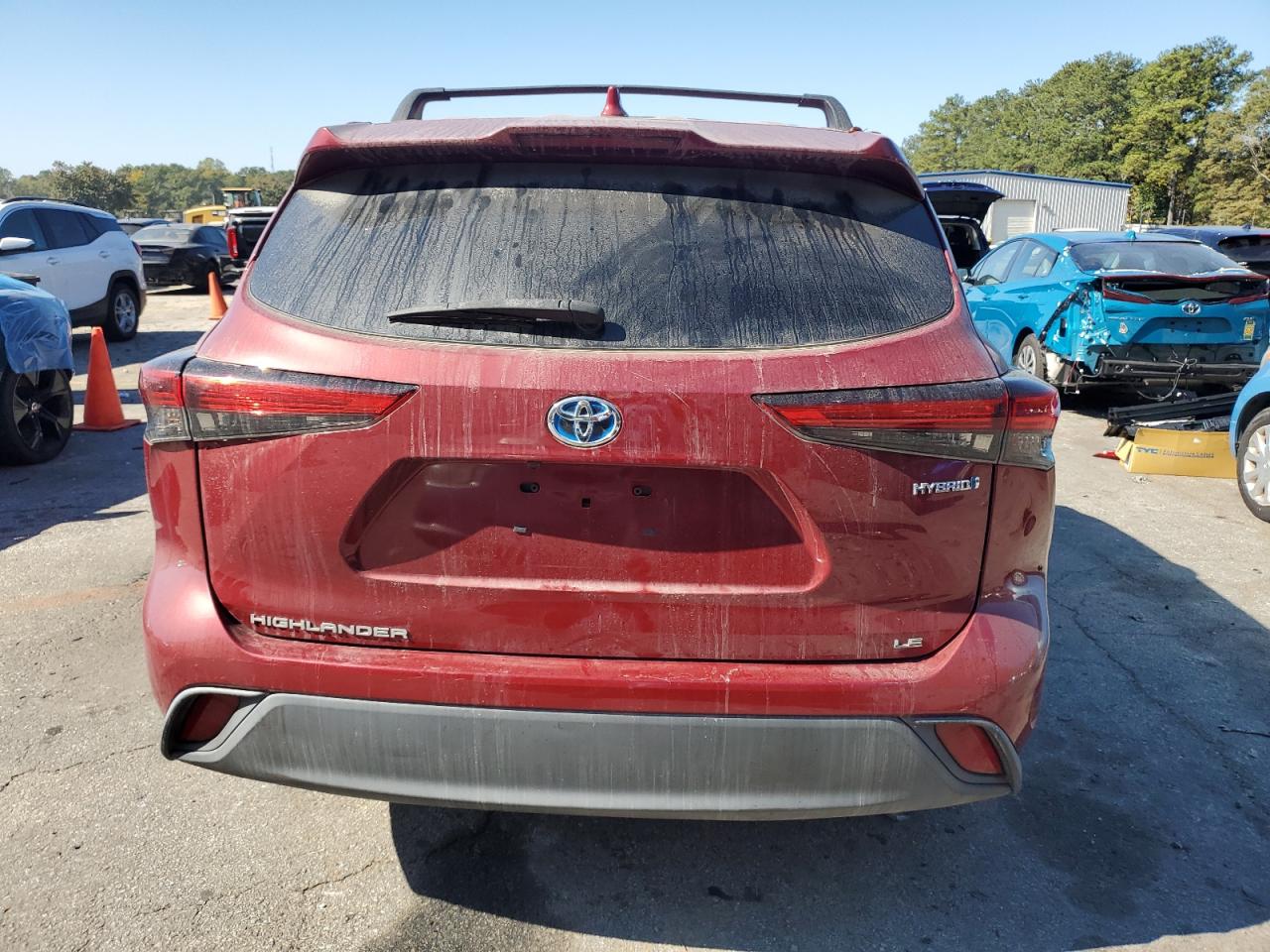 2020 Toyota Highlander Hybrid Le VIN: 5TDZARAH6LS503319 Lot: 77410274