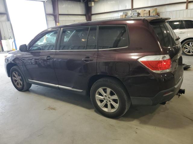  TOYOTA HIGHLANDER 2012 Бургунди