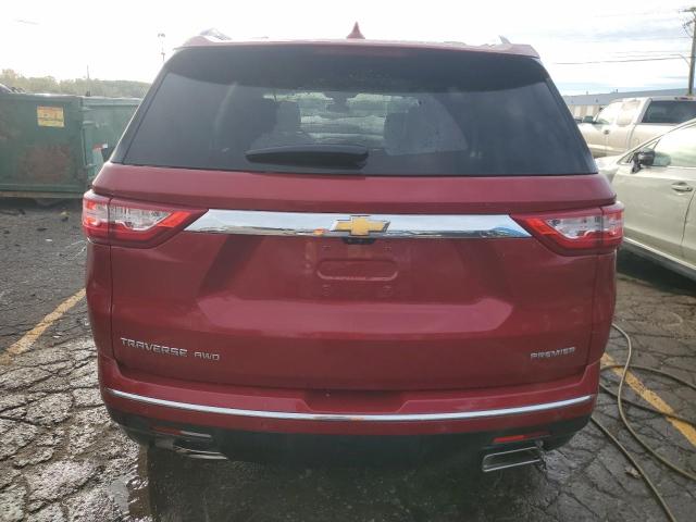  CHEVROLET TRAVERSE 2021 Красный