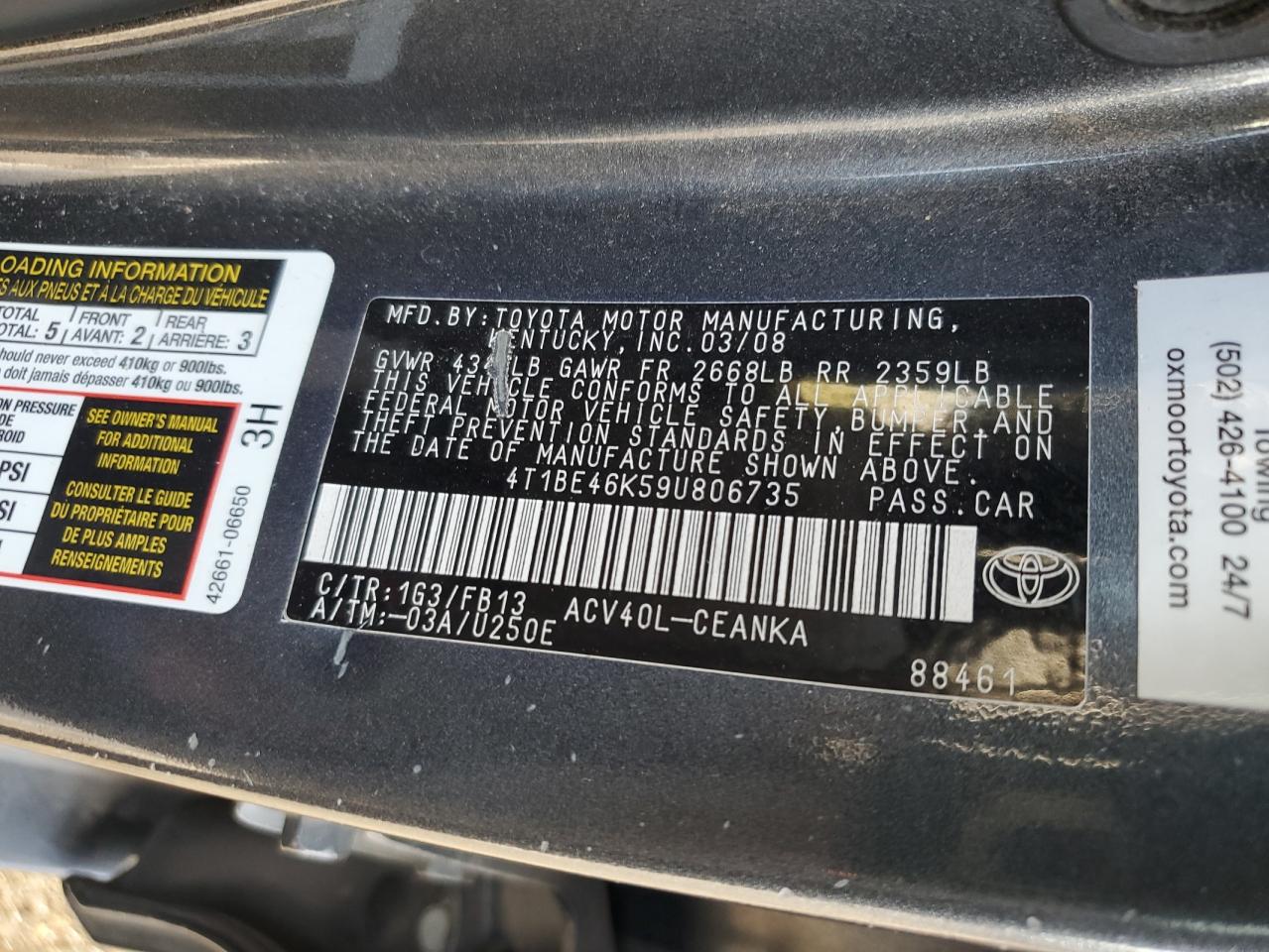 2009 Toyota Camry - Image 12