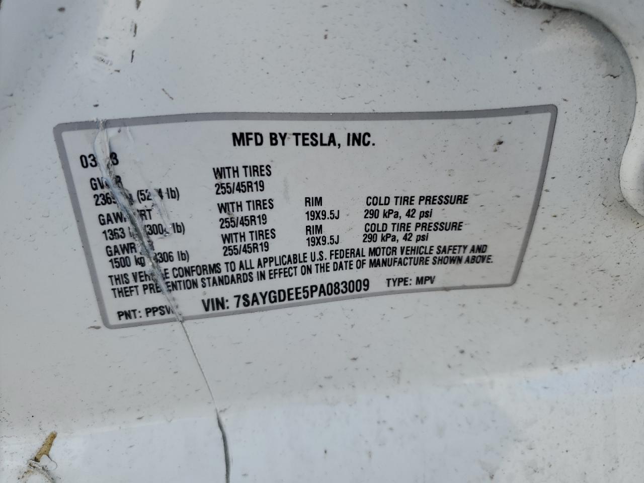 7SAYGDEE5PA083009 2023 TESLA MODEL Y - Image 13