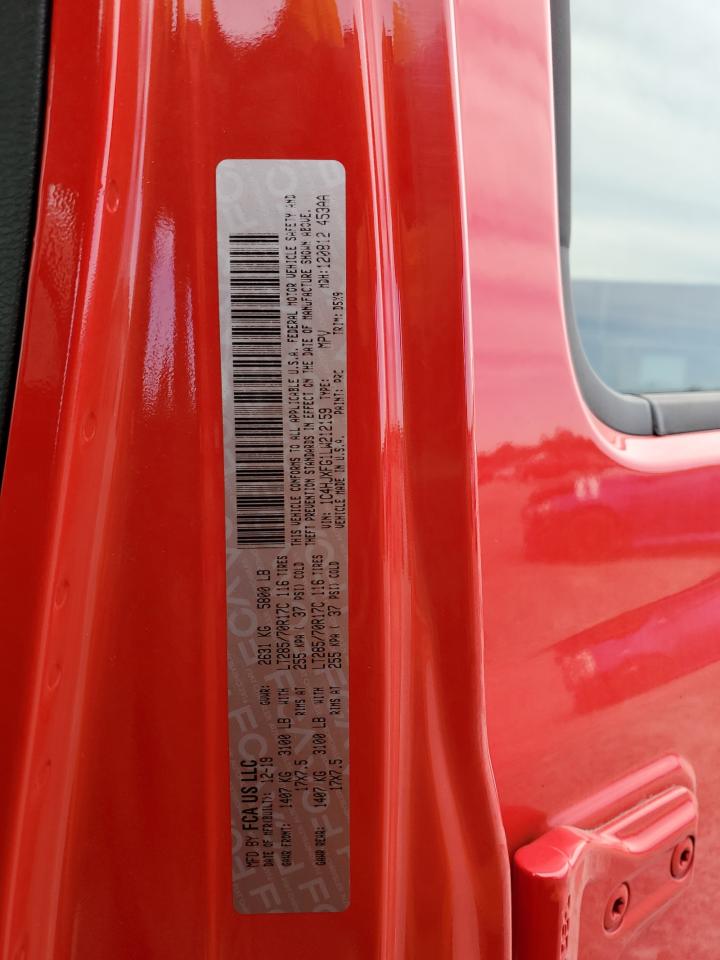 2020 Jeep Wrangler Unlimited Rubicon VIN: 1C4HJXFG1LW212159 Lot: 75849824