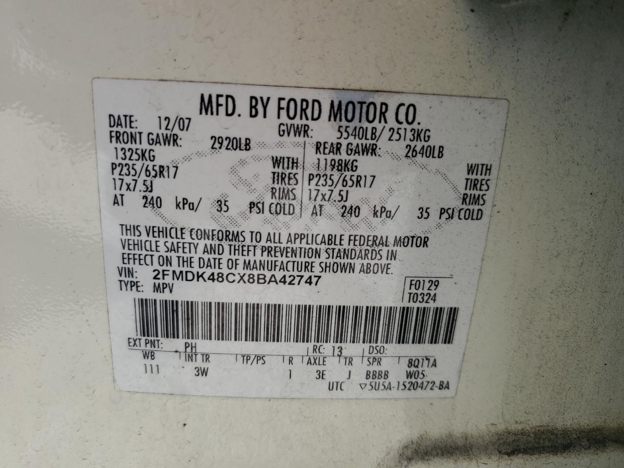 2008 Ford Edge - Image 13