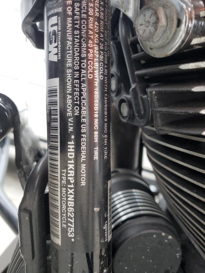 2022 Harley-Davidson Flhxs VIN: 1HD1KRP1XNB627753 Lot: 74834014