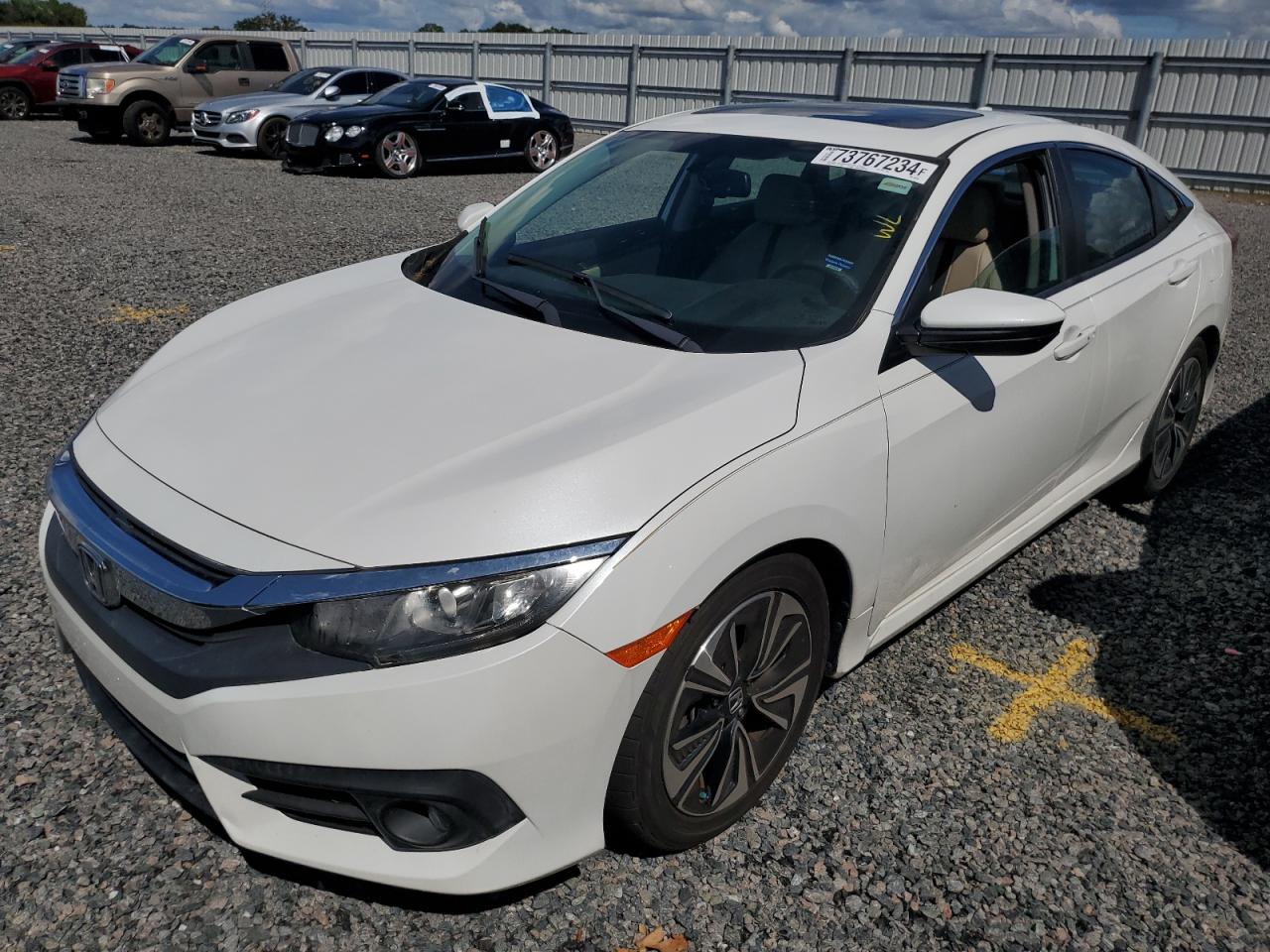 2017 Honda Civic Exl VIN: 19XFC1F75HE022736 Lot: 73767234